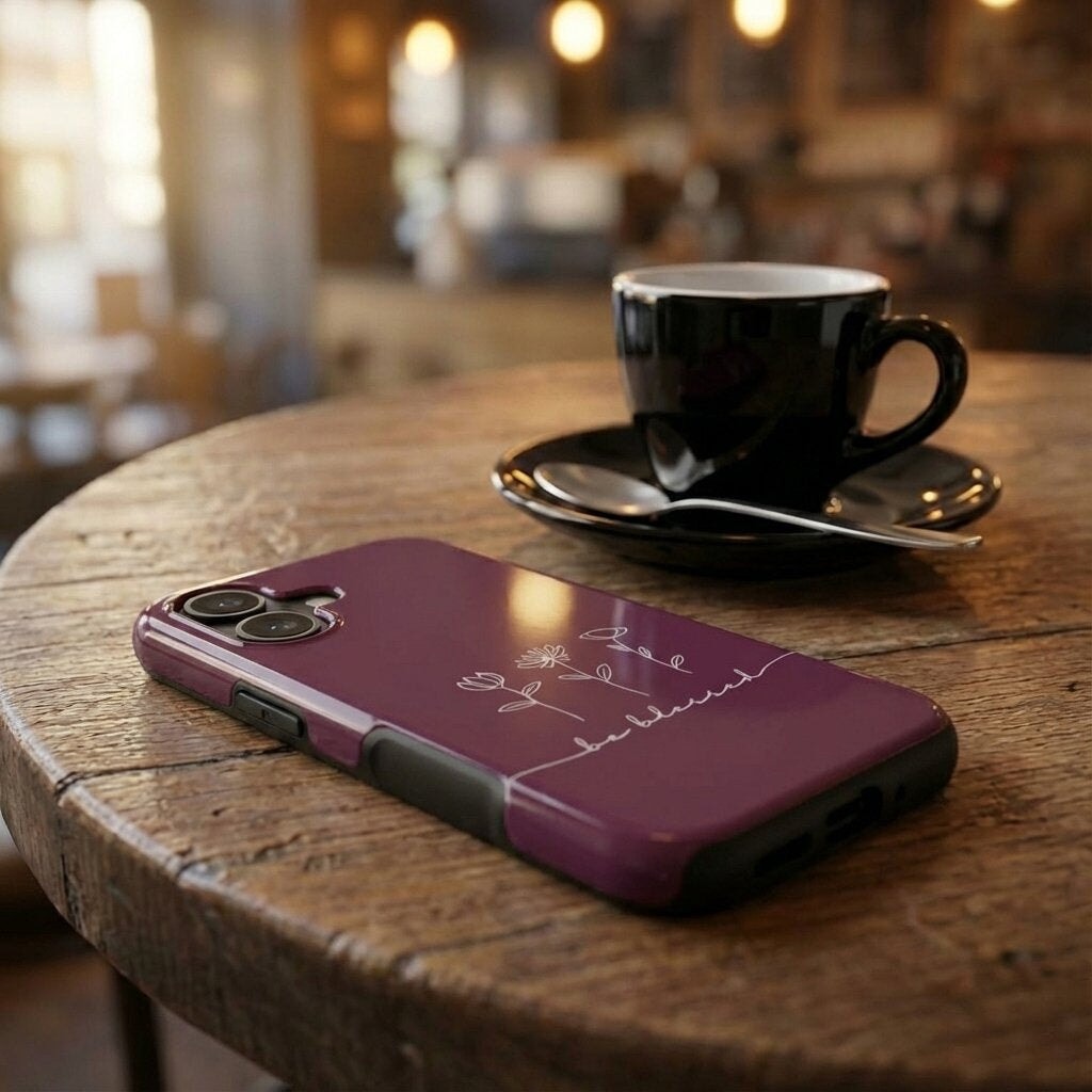 BE BLESSED robuste Handyhülle in Beere Tech Accessories Podbase 