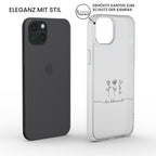 BE BLESSED transparente Handyhülle mit schwarzem Druck Tech Accessories Podbase 