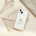 BE BLESSED transparente Handyhülle mit schwarzem Druck Tech Accessories Podbase 