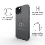 BE BLESSED transparente Handyhülle mit weißem Druck Tech Accessories Podbase 