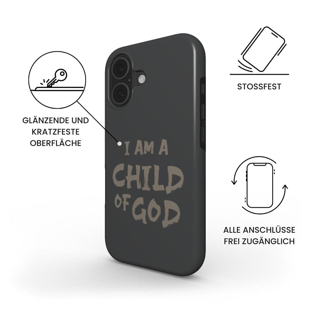 Child of God Robuste Handyhülle in Anthrazit Tech Accessories Podbase 