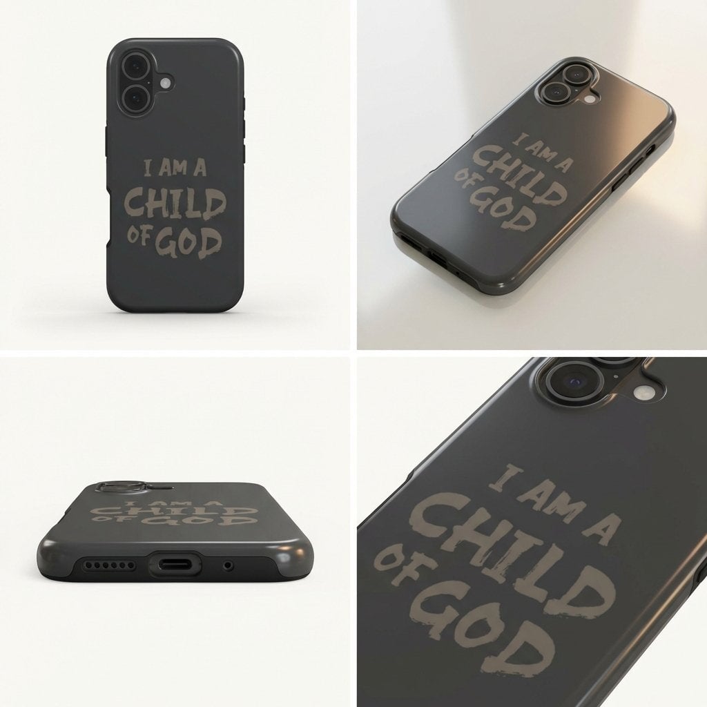 Child of God Robuste Handyhülle in Anthrazit Tech Accessories Podbase 