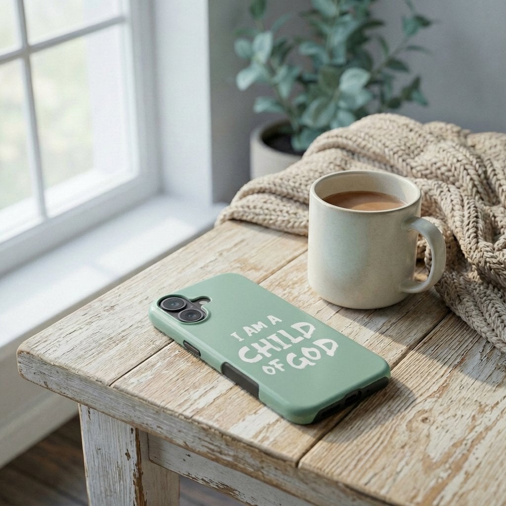 Child of God robuste Handyhülle in Eukalyptus Tech Accessories Podbase 