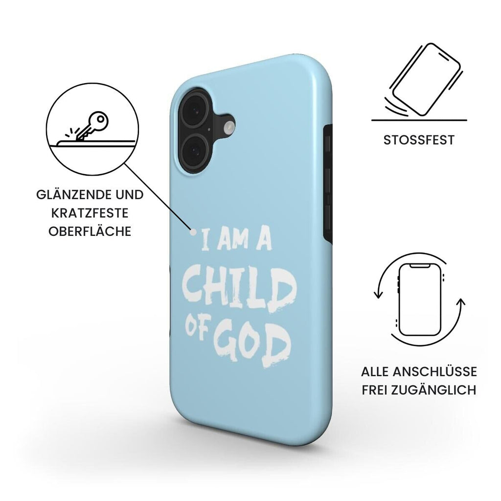 Child of God Robuste Handyhülle in Hellblau Tech Accessories Podbase 