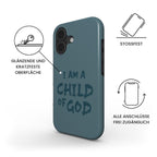 Child of God Robuste Handyhülle in Petrol Tech Accessories Podbase 