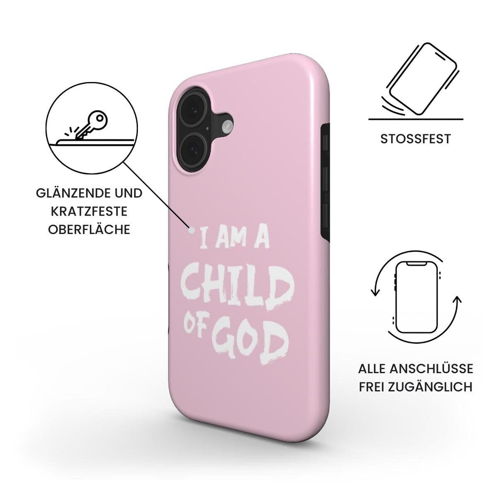Child of God robuste Handyhülle in Rosa Tech Accessories Podbase 