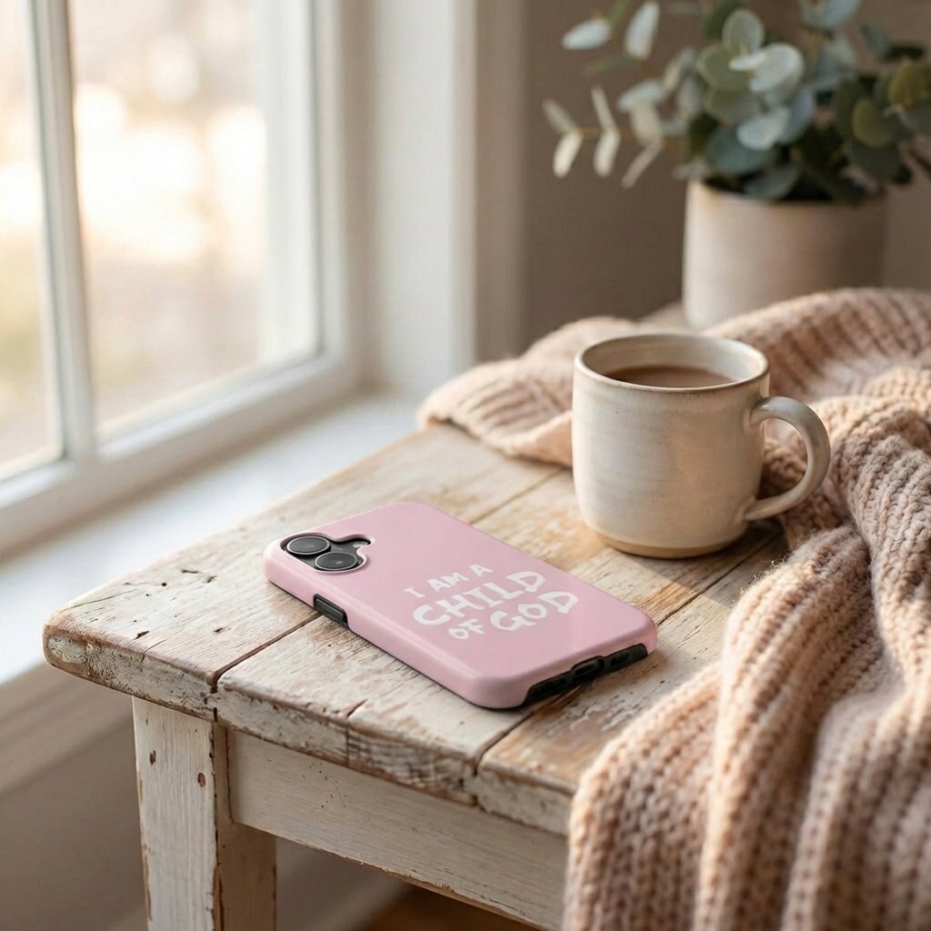Child of God robuste Handyhülle in Rosa Tech Accessories Podbase 