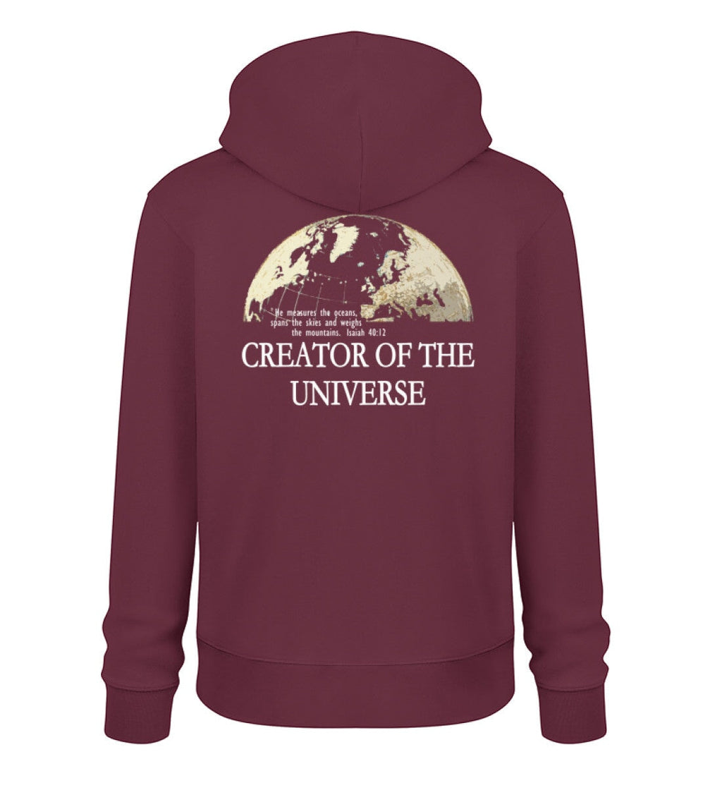 CREATOR STREETWEAR HOODIE BACKPRINT - Unisex Organic Hoodie 2.0 ST/ST Cruiser Hoodie 2.0 ST/ST Shirtee Burgundy XS 