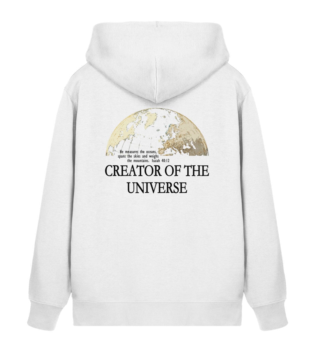 CREATOR STREETWEAR ZIPPER BACKPRINT Connector Zipper 2.0 ST/ST Shirtee Weiß XS 