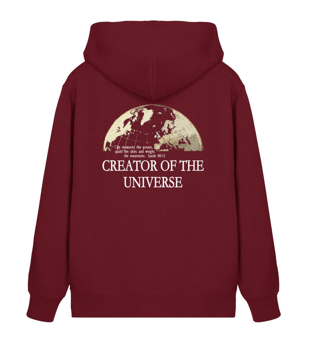 CREATOR STREETWEAR ZIPPER BACKPRINT - Unisex Organic Zipper 2.0 ST/ST Connector Zipper 2.0 ST/ST Shirtee Burgundy XS 