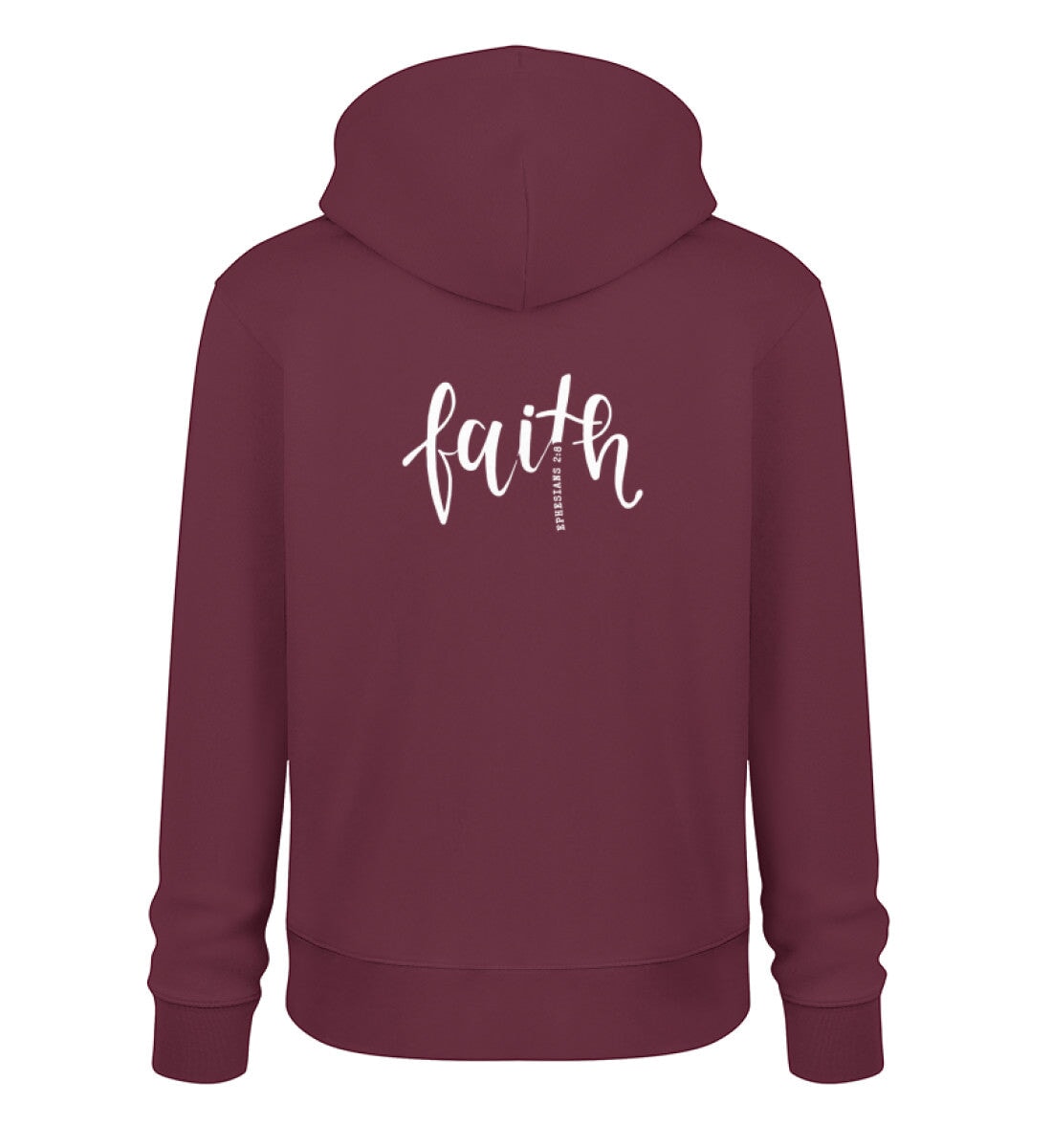 FAITH HOODIE BACKPRINT Cruiser Hoodie 2.0 ST/ST Shirtee Burgund XS 
