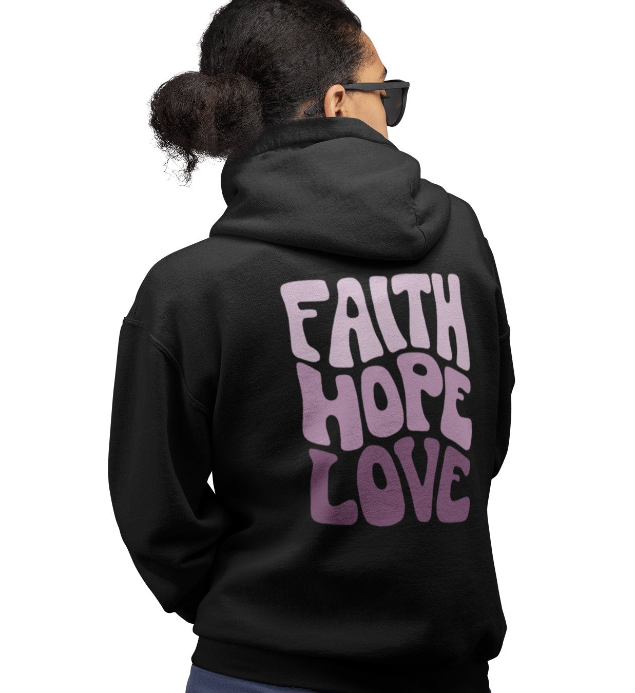 FAITH HOPE LOVE STREETWEAR HOODIE BACKPRINT Cruiser Hoodie 2.0 ST/ST Shirtee 