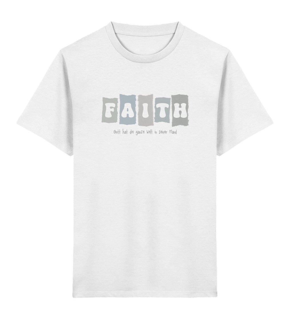 FAITH KINDER SHIRT grau - Kinder Premium Organic T-Shirt 2.0 ST/ST Mini Creator T-Shirt 2.0 ST/ST Shirtee White 3/4 