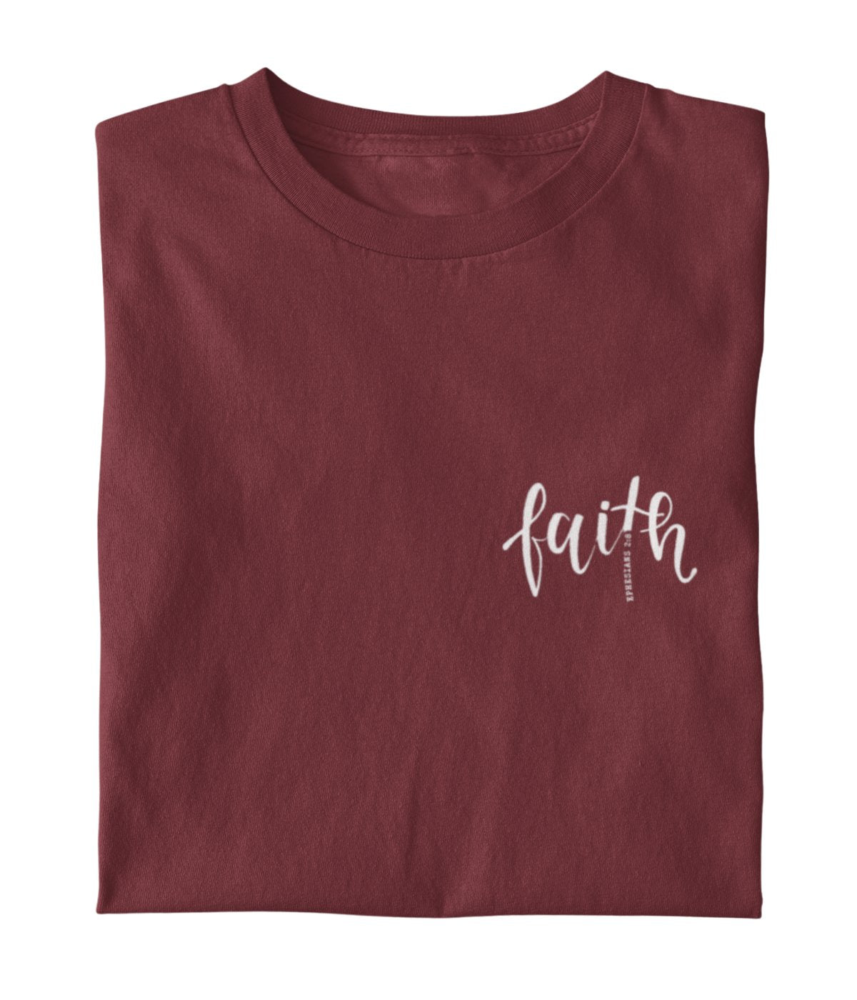 FAITH SHIRT Creator T-Shirt 2.0 ST/ST Shirtee Burgund XS 