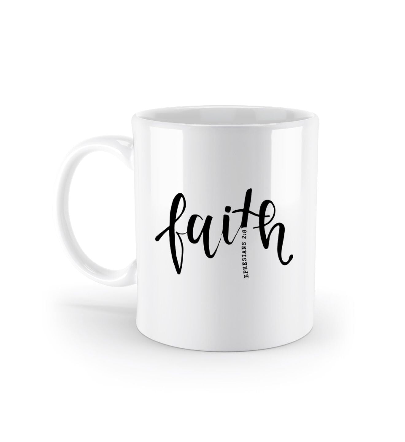 Faith Tasse Kaffee Tasse Shirtee 