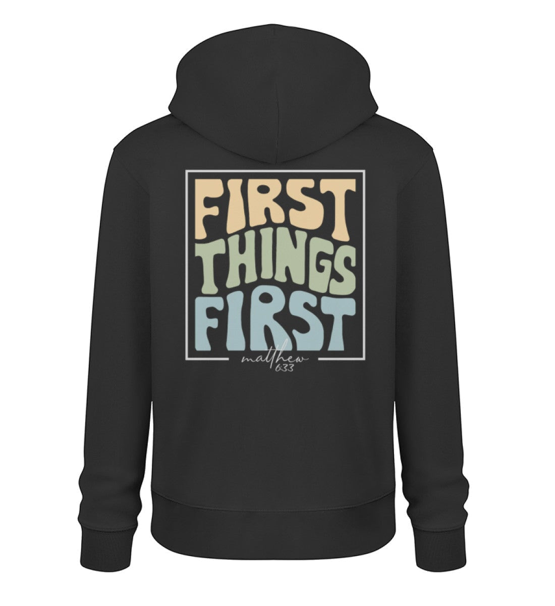 FIRST THINGS FIRST STREETWEAR HOODIE BACKPRINT Cruiser Hoodie 2.0 ST/ST Shirtee Schwarz XS 