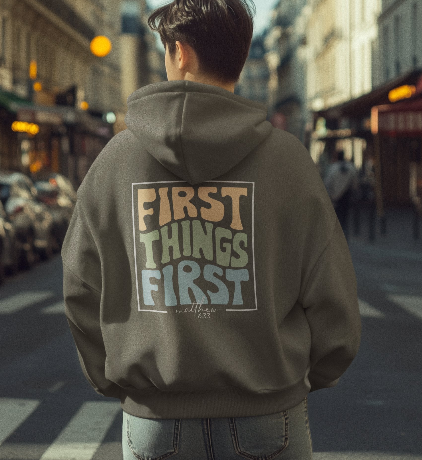 FIRST THINGS FIRST STREETWEAR OVERSIZED HOODIE BACKPRINT Slammer Oversize Hoodie 2.0 ST/ST Shirtee 