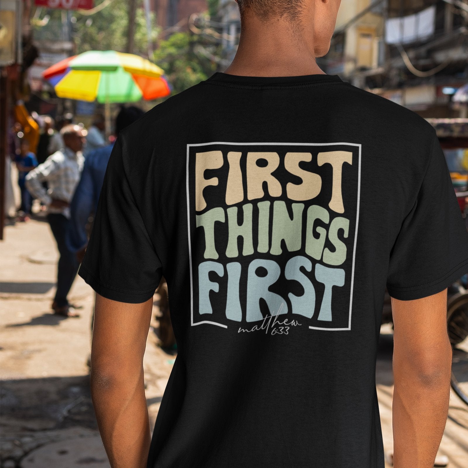 FIRST THINGS FIRST STREETWEAR SHIRT BACKPRINT Creator T-Shirt 2.0 ST/ST Shirtee 