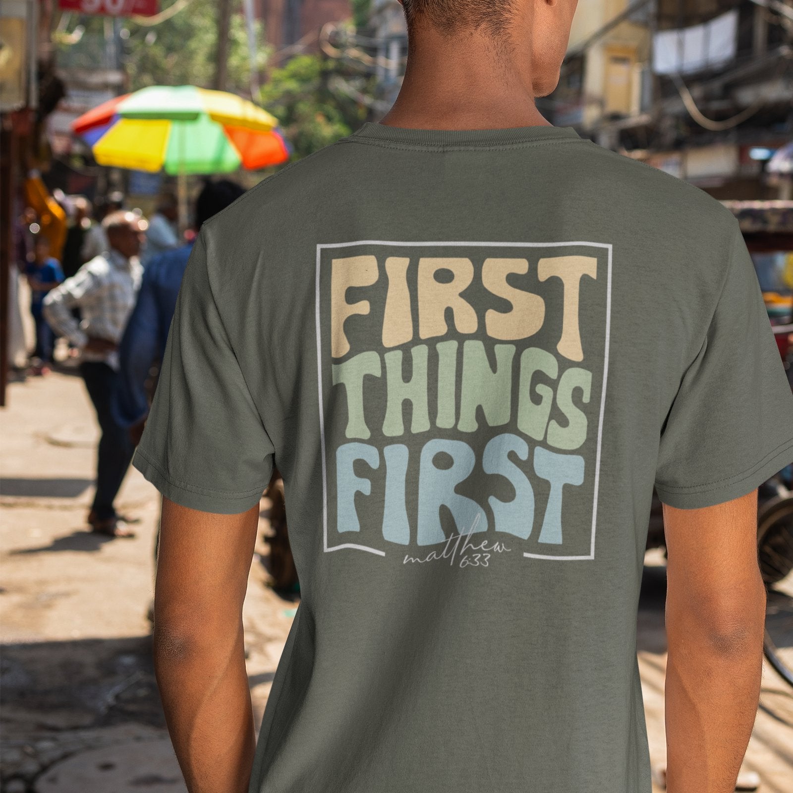 FIRST THINGS FIRST STREETWEAR SHIRT BACKPRINT Creator T-Shirt 2.0 ST/ST Shirtee 