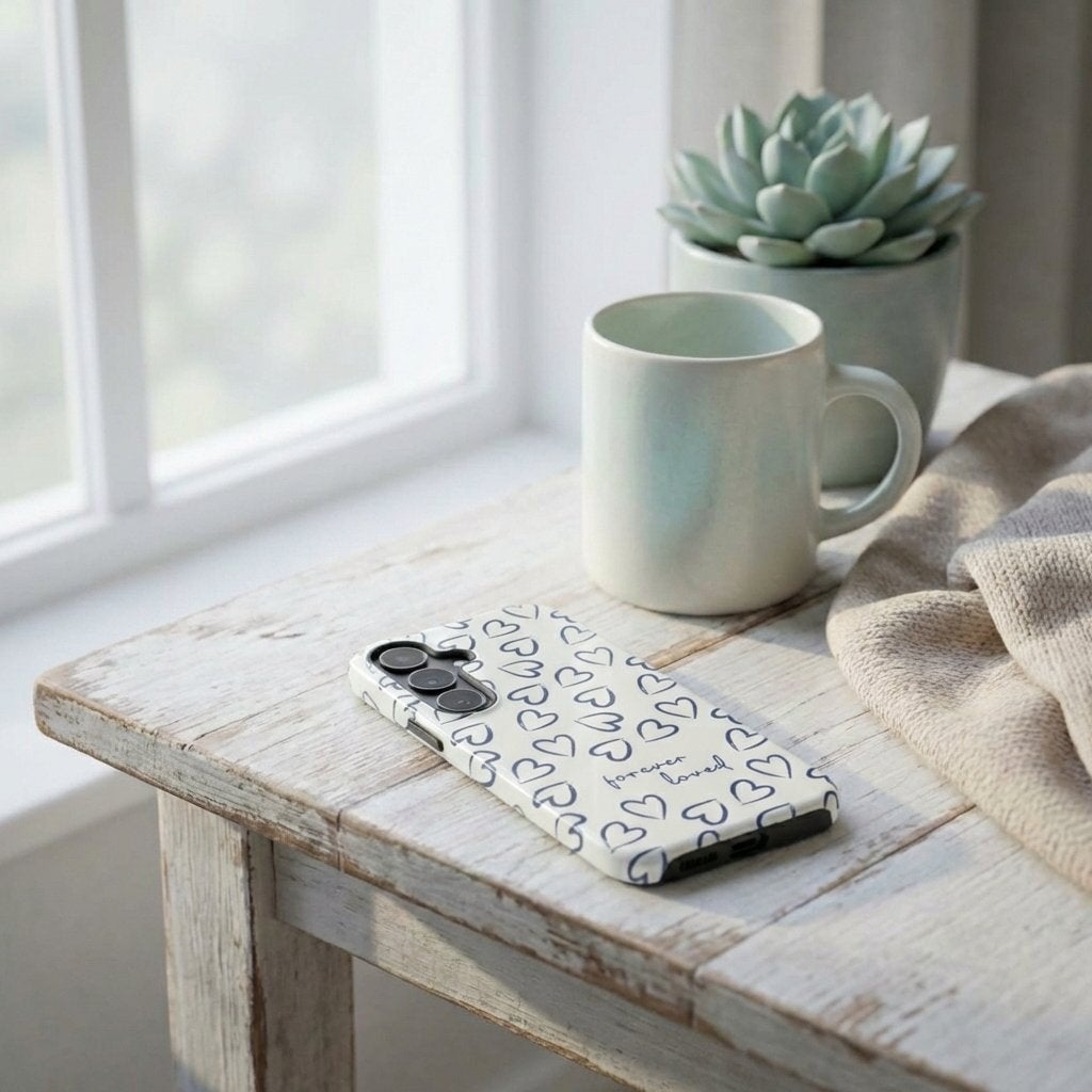 FOREVER LOVED Magnetic Handyhülle in Blau Tech Accessories Podbase 