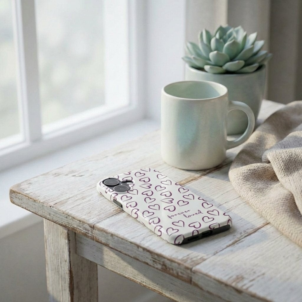 FOREVER LOVED Robuste Handyhülle in Beere Tech Accessories Podbase 