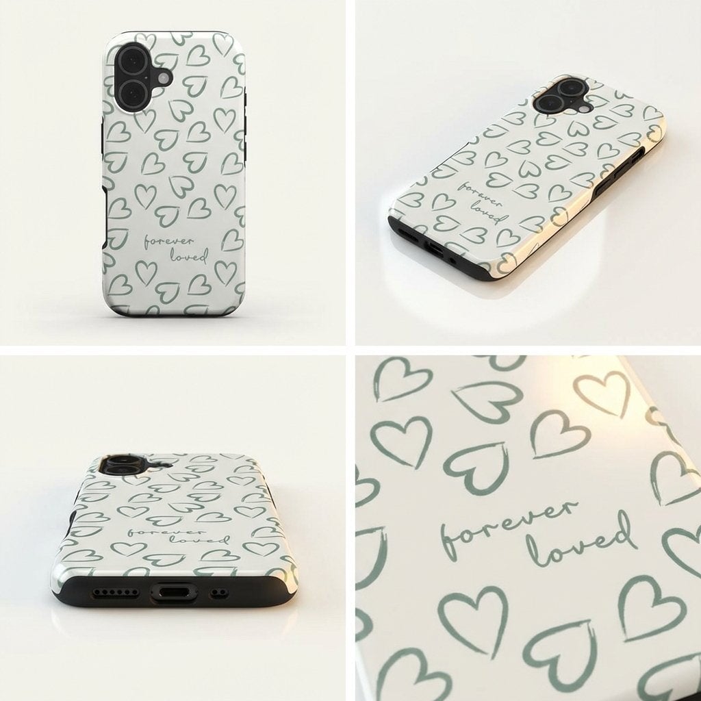 FOREVER LOVED Robuste Handyhülle in Eukalyptus Tech Accessories Podbase 