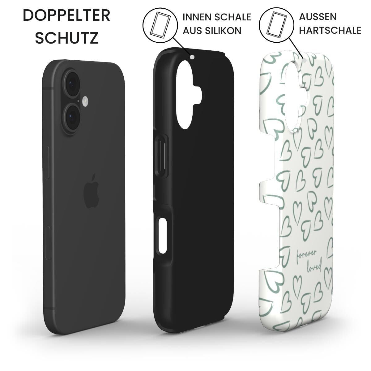 FOREVER LOVED Robuste Handyhülle in Eukalyptus Tech Accessories Podbase 