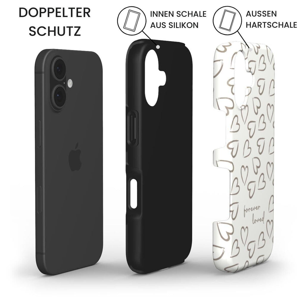 FOREVER LOVED Robuste Handyhülle in Kaffee Tech Accessories Podbase 