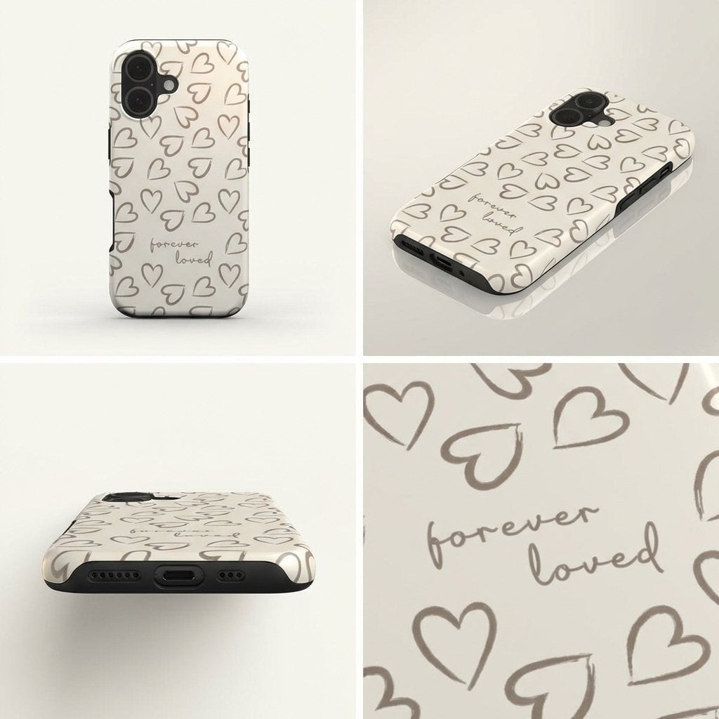 FOREVER LOVED Robuste Handyhülle in Kaffee Tech Accessories Podbase 