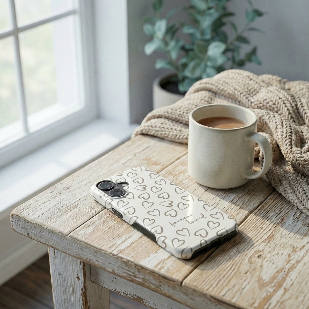 FOREVER LOVED Robuste Handyhülle in Kaffee Tech Accessories Podbase 