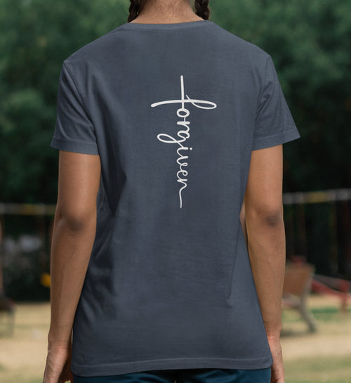 FORGIVEN CROSS SHIRT BACKPRINT Creator T-Shirt 2.0 ST/ST Shirtee 