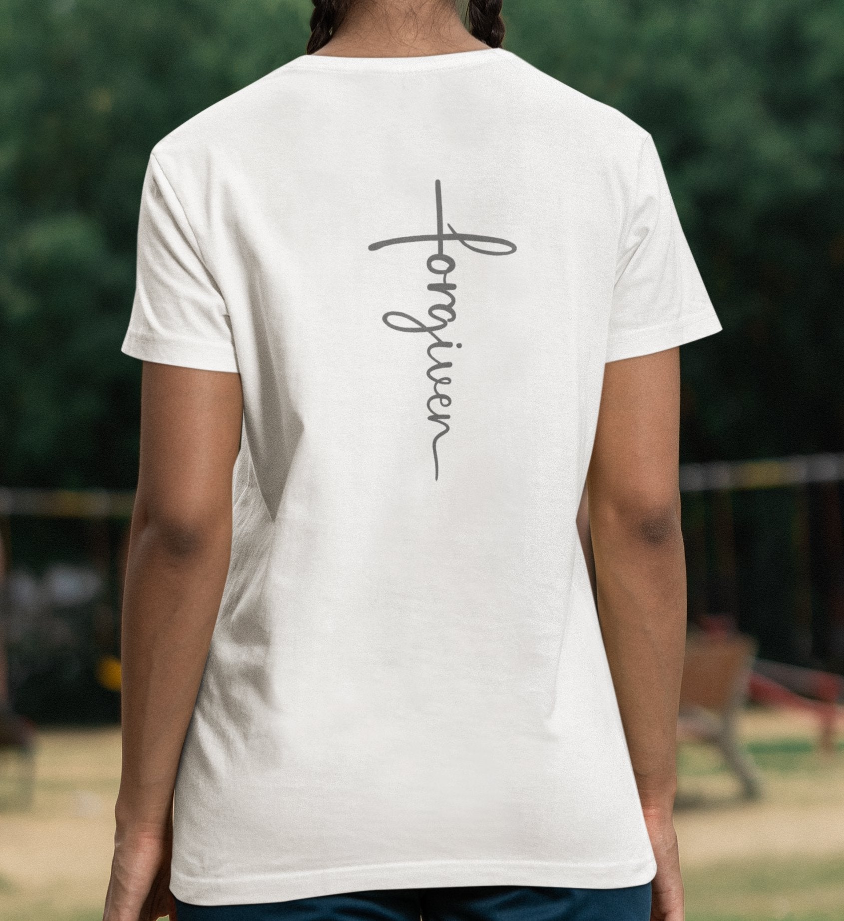 FORGIVEN CROSS SHIRT BACKPRINT Creator T-Shirt 2.0 ST/ST Shirtee 