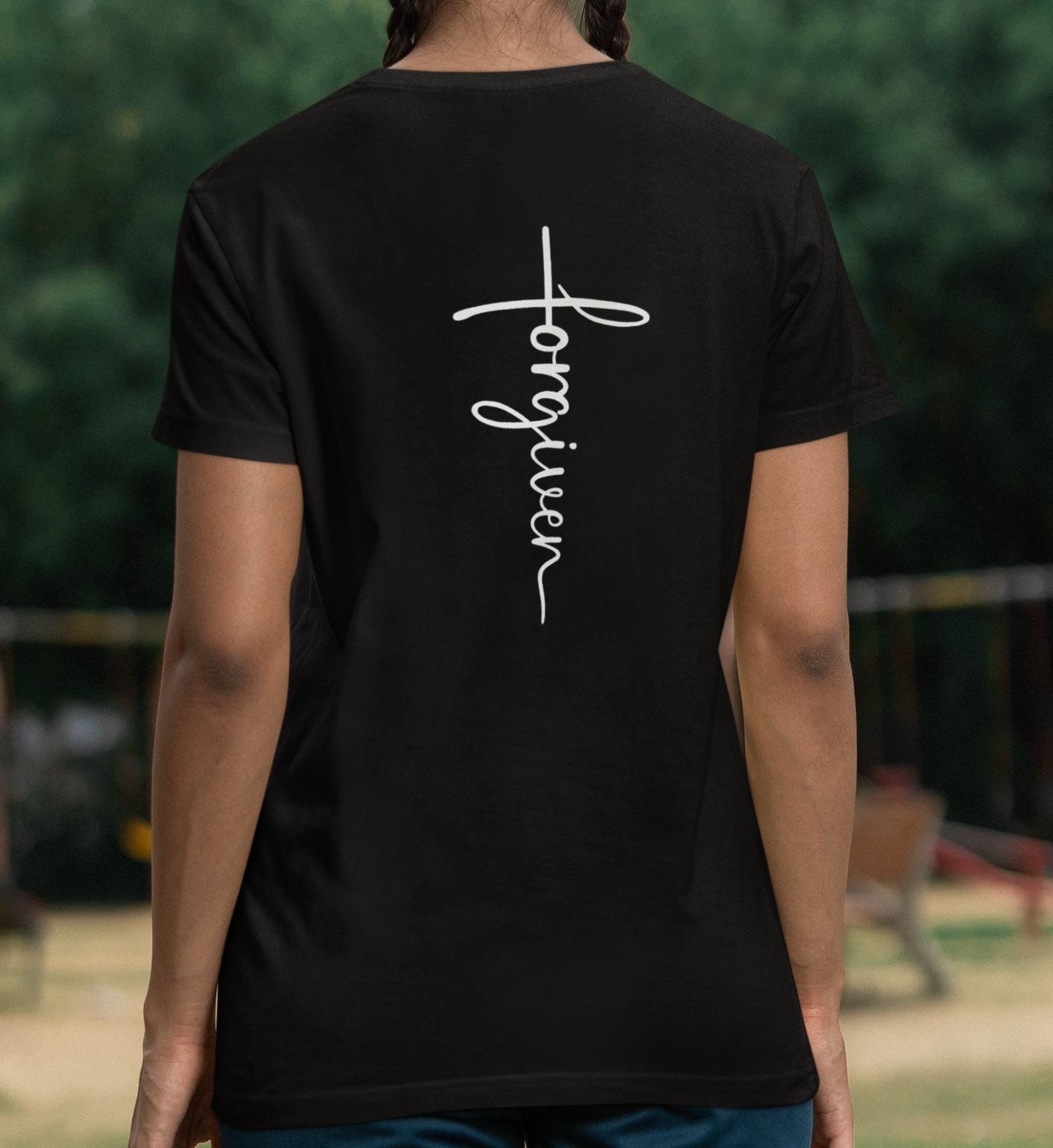 FORGIVEN CROSS SHIRT BACKPRINT Creator T-Shirt 2.0 ST/ST Shirtee 
