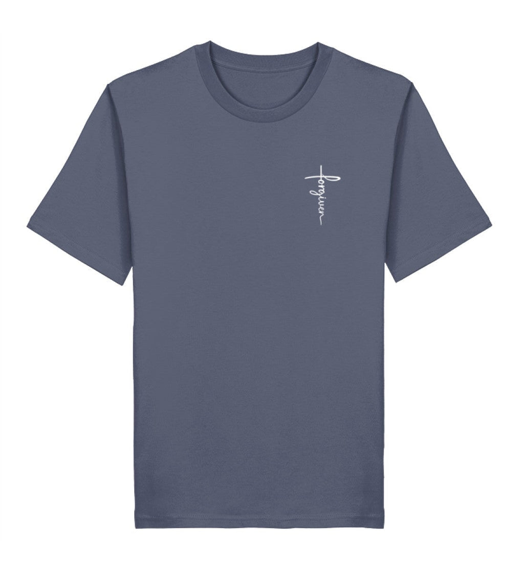 FORGIVEN CROSS SHIRT Creator T-Shirt 2.0 ST/ST Shirtee Dämmerblau XS 