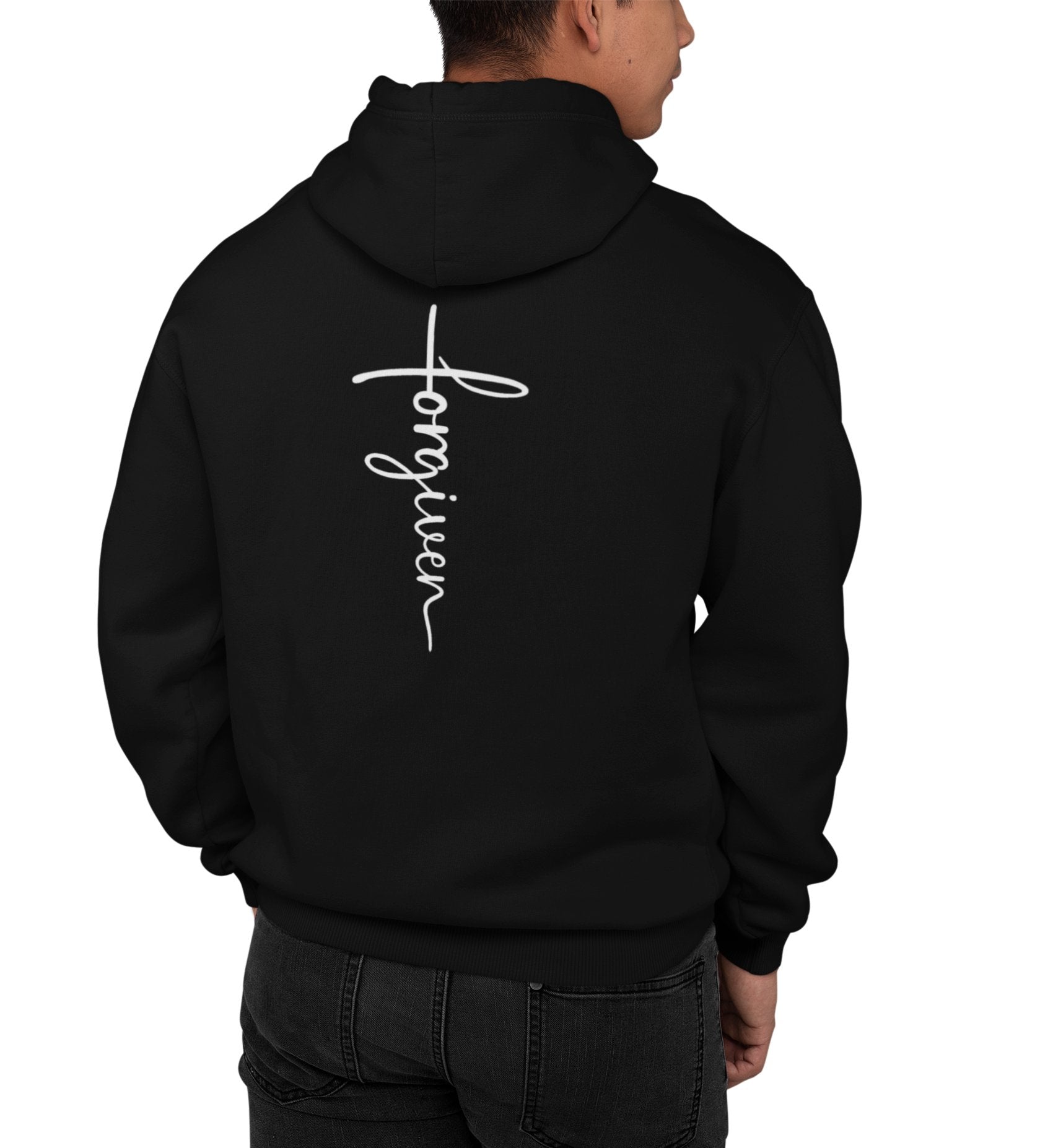 FORGIVEN CROSS ZIPPER BACKPRINT Connector Zipper 2.0 ST/ST Shirtee 