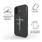 FORGIVEN robuste Handyhülle in Anthrazit Tech Accessories Podbase 