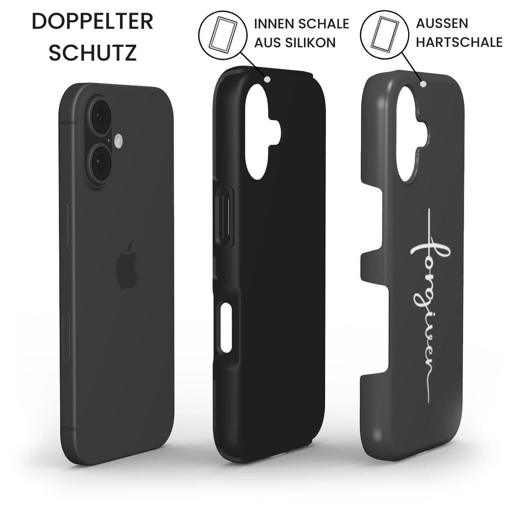 FORGIVEN robuste Handyhülle in Anthrazit Tech Accessories Podbase 