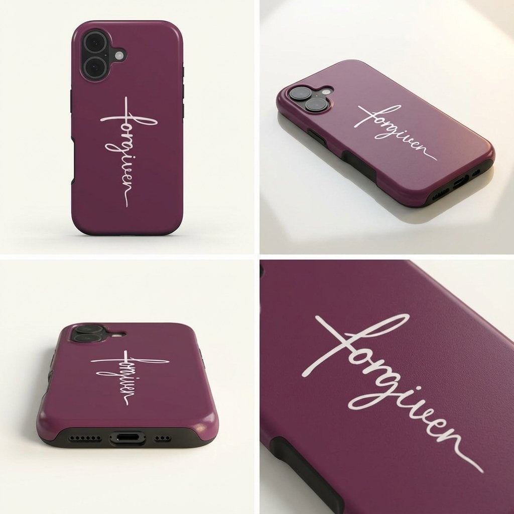 FORGIVEN robuste Handyhülle in Beere Tech Accessories Podbase 