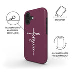 FORGIVEN robuste Handyhülle in Beere Tech Accessories Podbase 