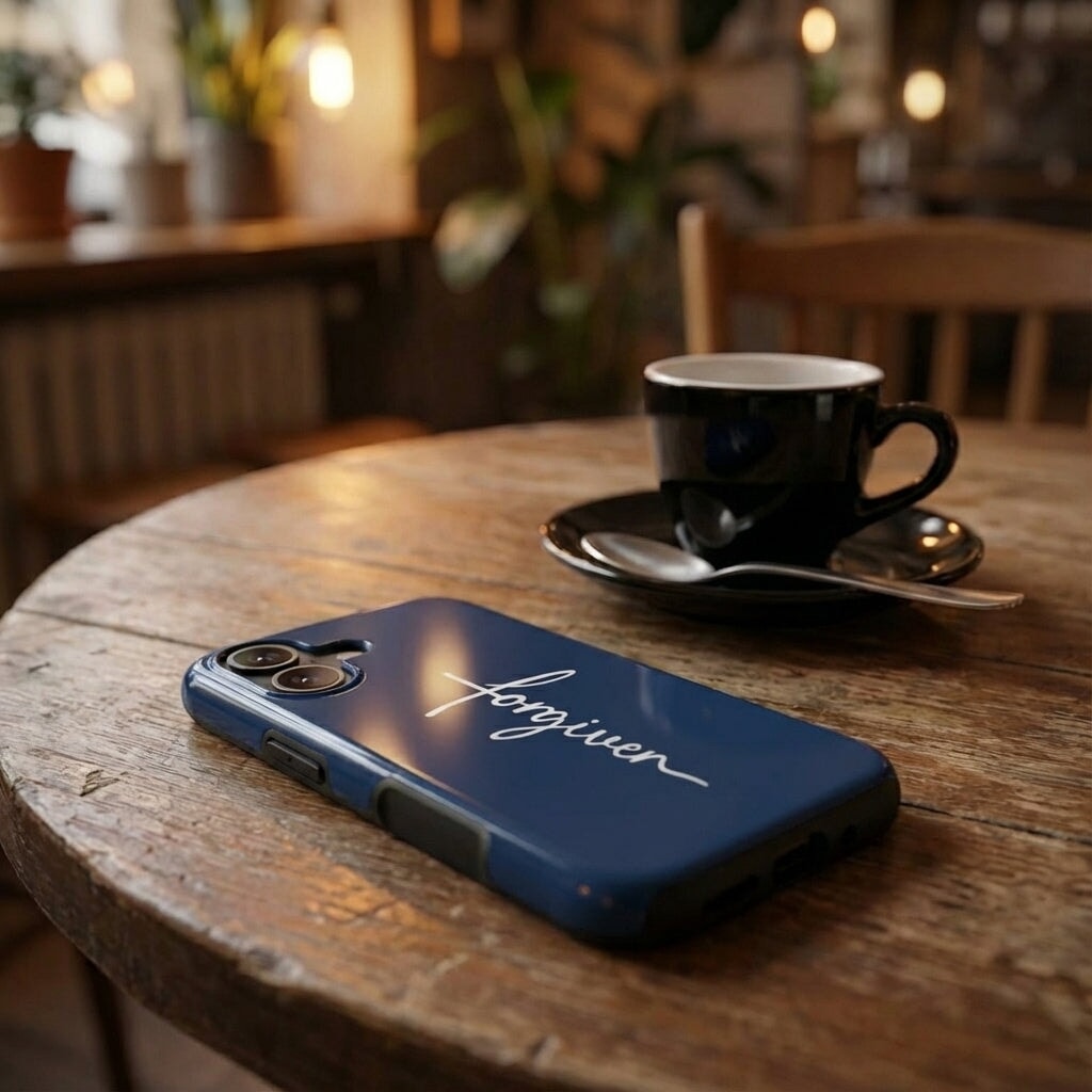 FORGIVEN robuste Handyhülle in Dunkelblau Tech Accessories Podbase 