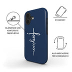 FORGIVEN robuste Handyhülle in Dunkelblau Tech Accessories Podbase 