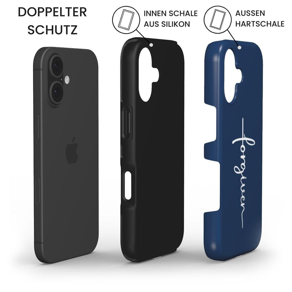 FORGIVEN robuste Handyhülle in Dunkelblau Tech Accessories Podbase 