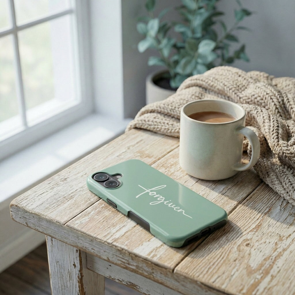 FORGIVEN robuste Handyhülle in Eukalyptus Tech Accessories Podbase 