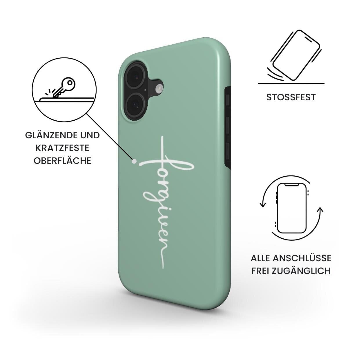 FORGIVEN robuste Handyhülle in Eukalyptus Tech Accessories Podbase 