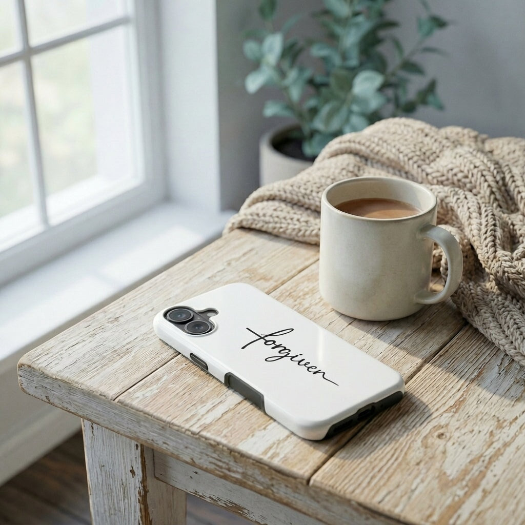 FORGIVEN robuste Handyhülle in Weiß Tech Accessories Podbase 