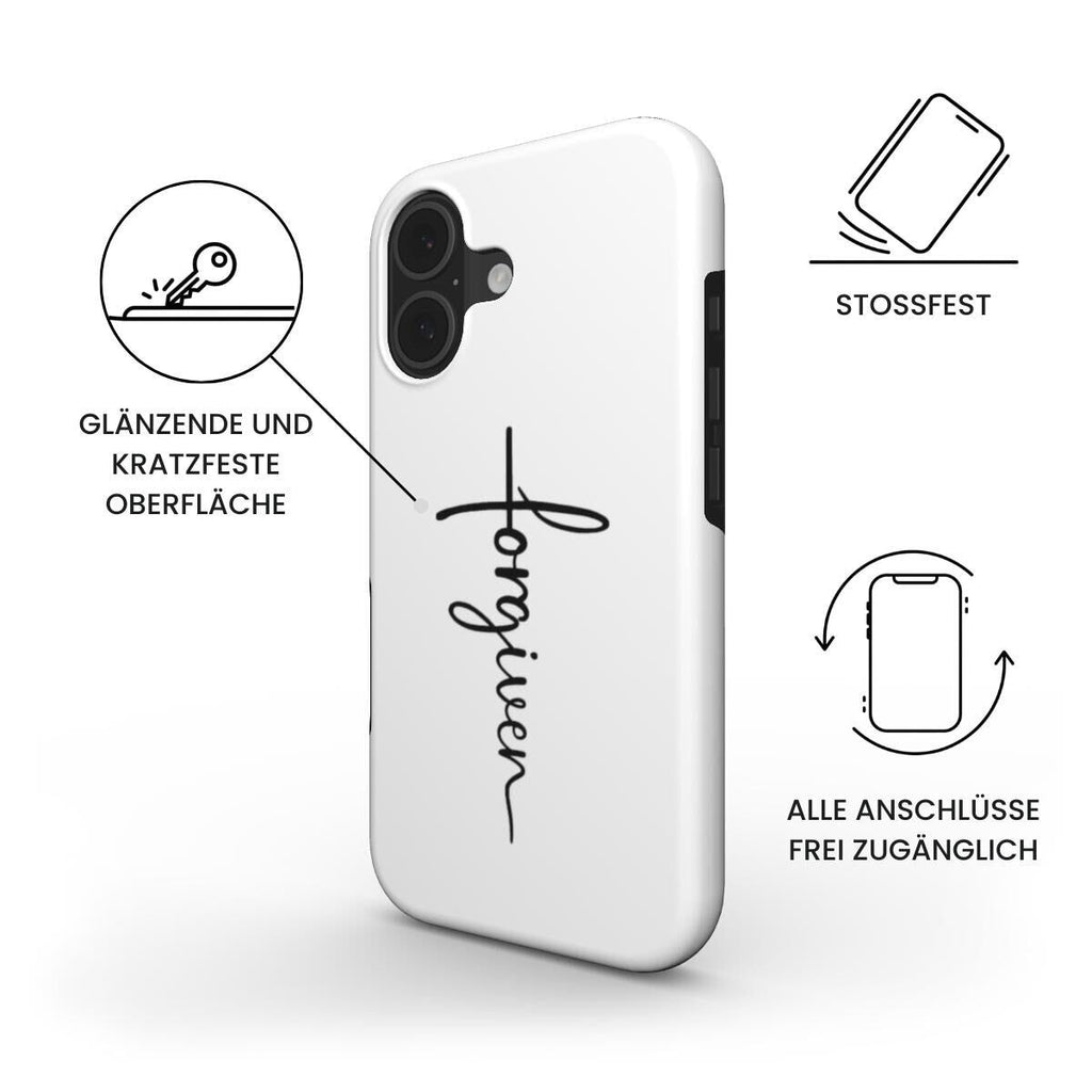 FORGIVEN robuste Handyhülle in Weiß Tech Accessories Podbase 