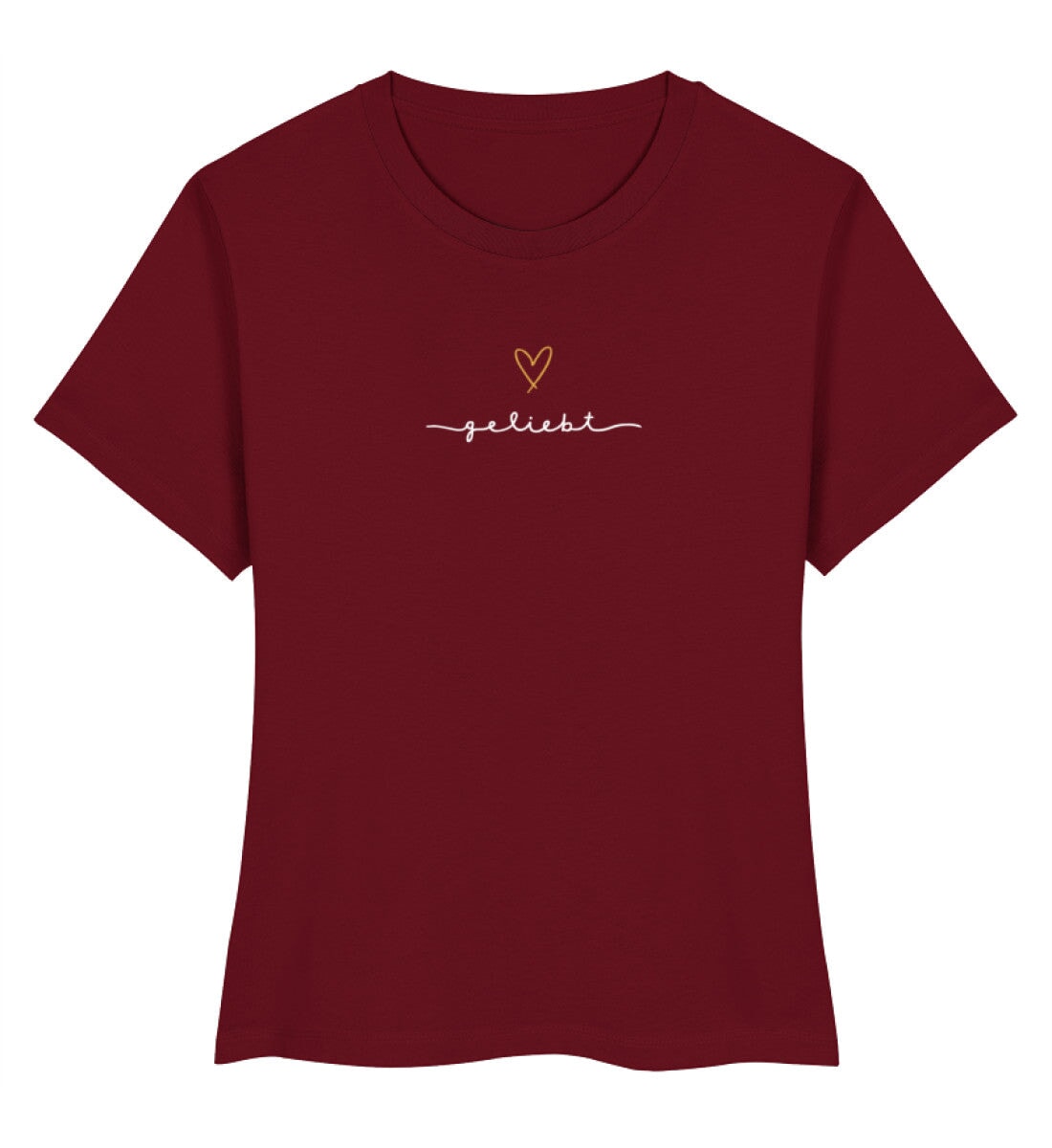 GELIEBT FRAUEN SHIRT Stella Muser Shirt ST/ST Shirtee Burgund XS 