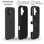 GELIEBT GESEGNET robuste Handyhülle in Schwarz Tech Accessories Podbase 