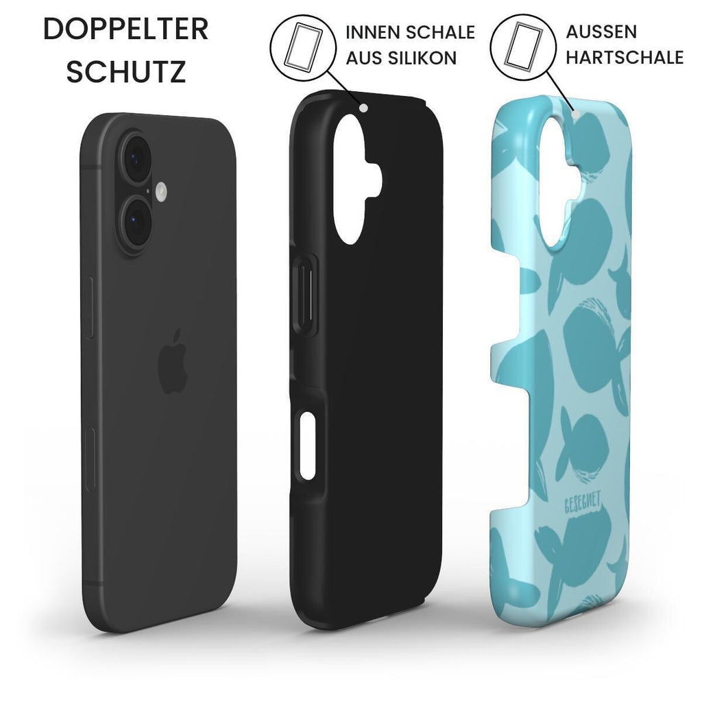 GESEGNET robuste Handyhülle in Blau Tech Accessories Podbase 