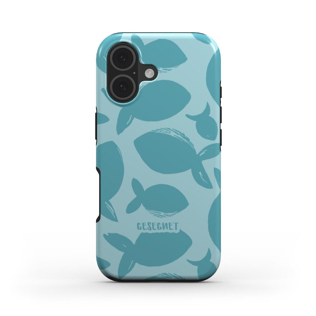 GESEGNET robuste Handyhülle in Blau Tech Accessories Podbase 